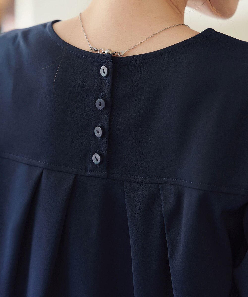 Tiaclasse L 【洗える】ラウンドスリットチュニック 