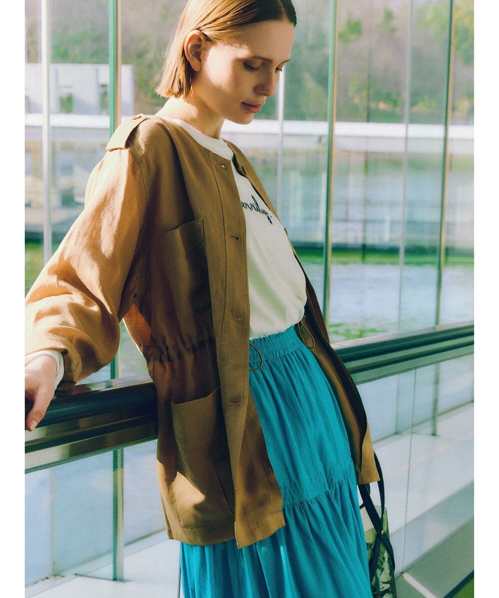 Te chichi ノーカラーサファリジャケット《2026 spring catalog item》 