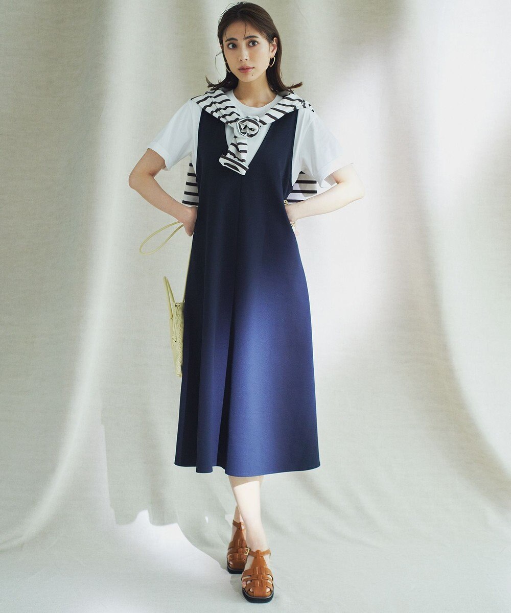 23区 【WEB限定】ロマネポンチジャージー ジャンパースカート 