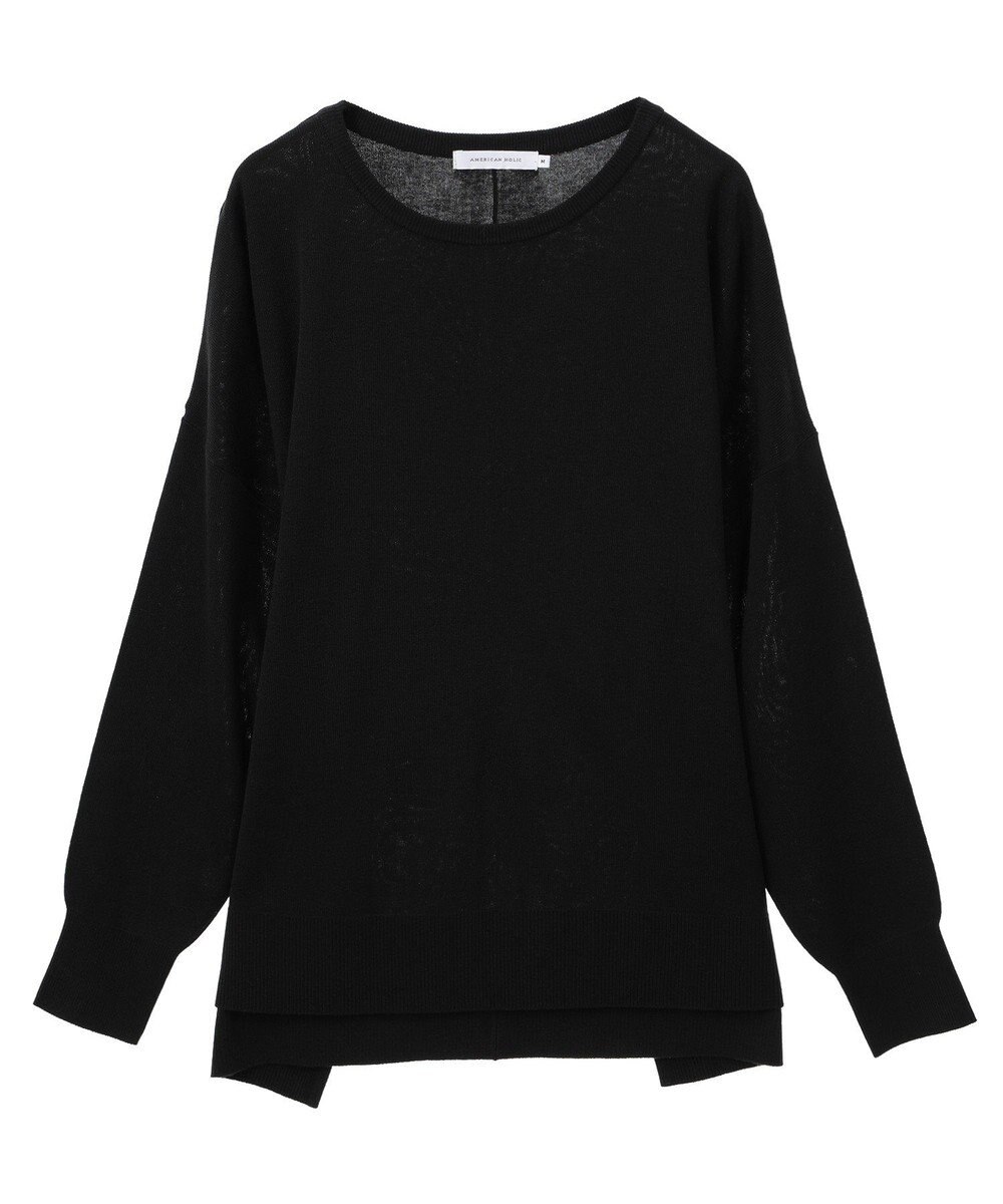 AMERICAN HOLIC サイドスリットニットプルオーバー 