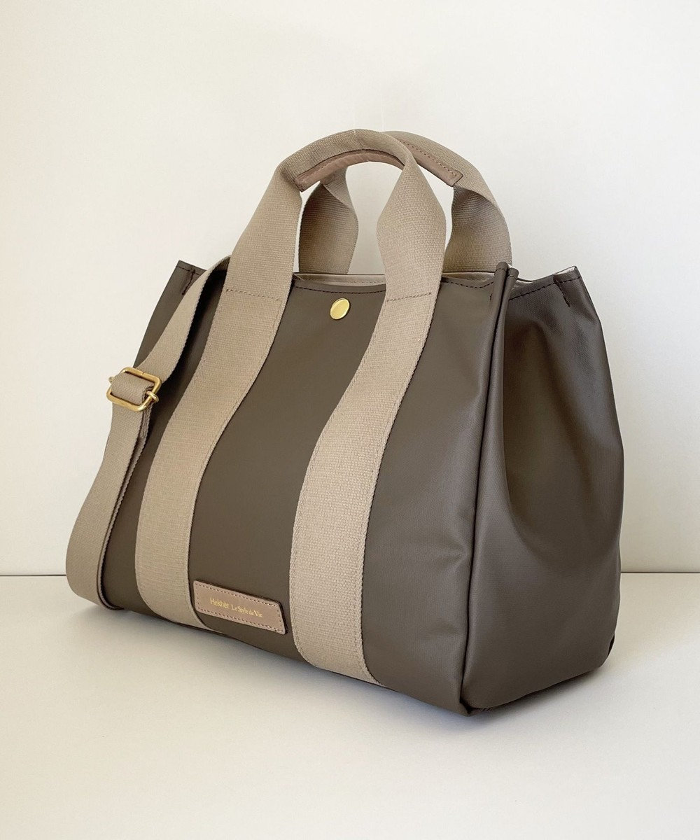 Hekhèr Le Style de Vie 新色追加【日本製 / 2WAY】PUコートコットンキャンバス トートバッグ medium 