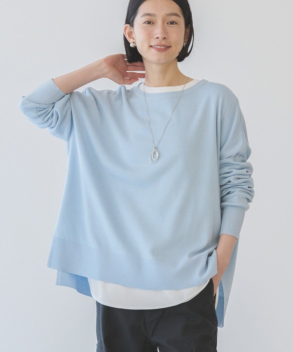 AMERICAN HOLIC サイドスリットニットプルオーバー 