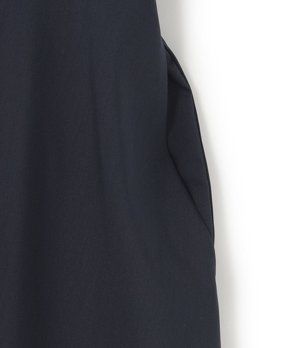 23区 L 【洗える】プレーンストレッチタフタ フレア ワンピース 