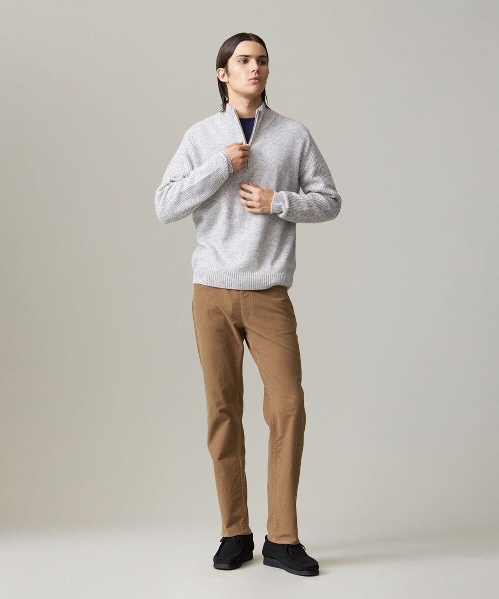 J.PRESS MEN 【KING SIZE】【Cash Lamb’s Wool】ハーフジップニット 