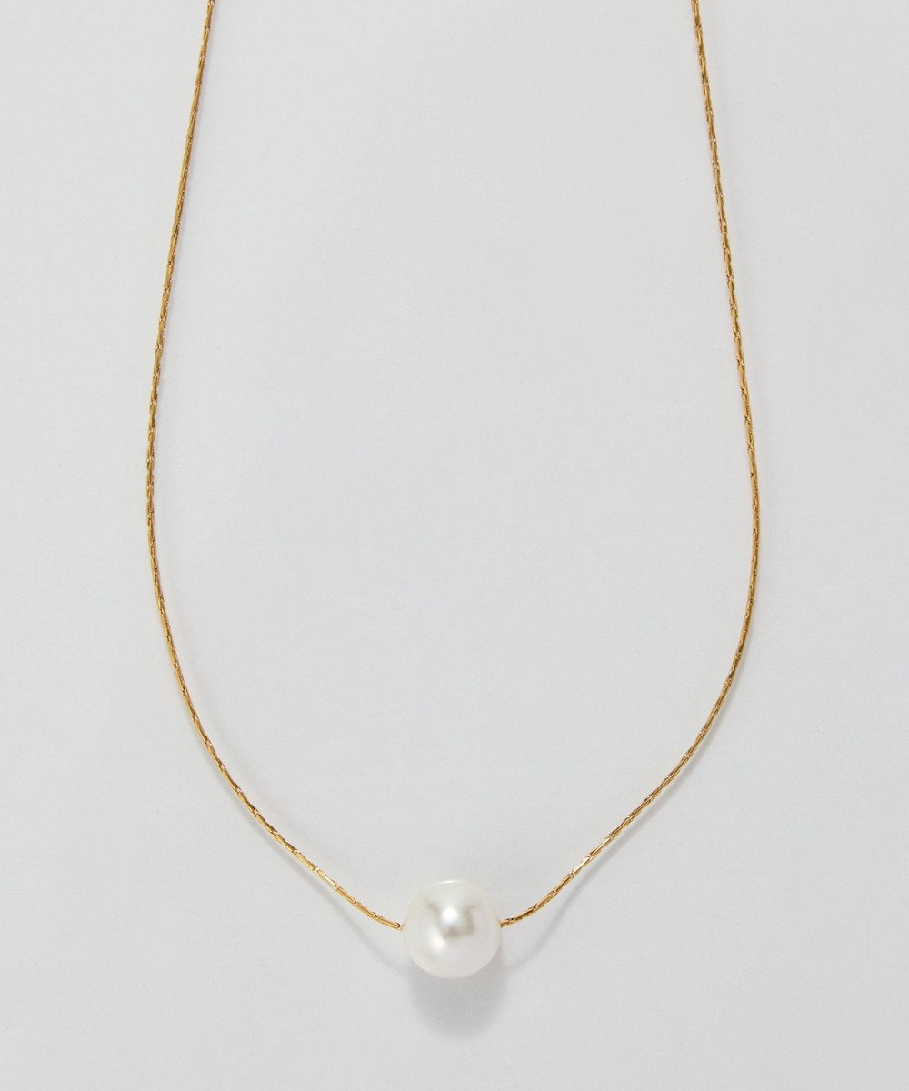 Phoebe 【金属アレルギー対応】ワントップパールネックレス　ゴールド/サージカルステンレス 