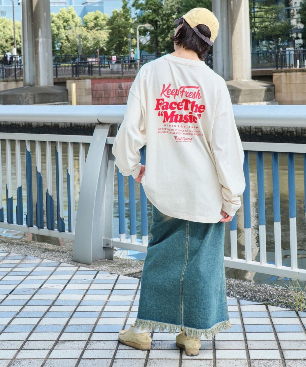 WEGO 【ユニセックス着用ITEM】フロッキーロゴBIGロンT（LS） 