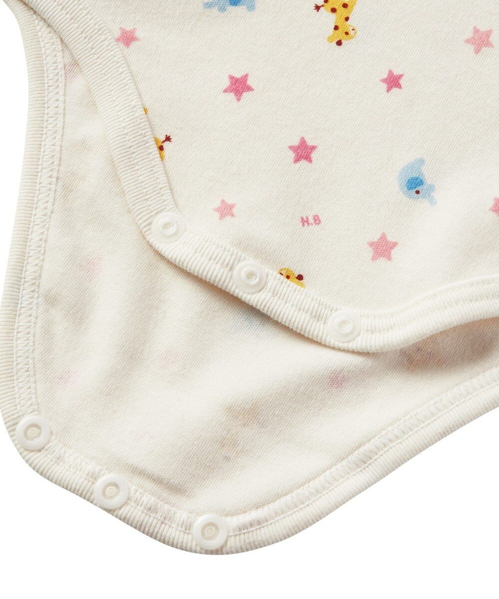 MIKI HOUSE HOT BISCUITS 【70-90cm】 長袖ボディシャツ２枚セット(かぶり仕様) 