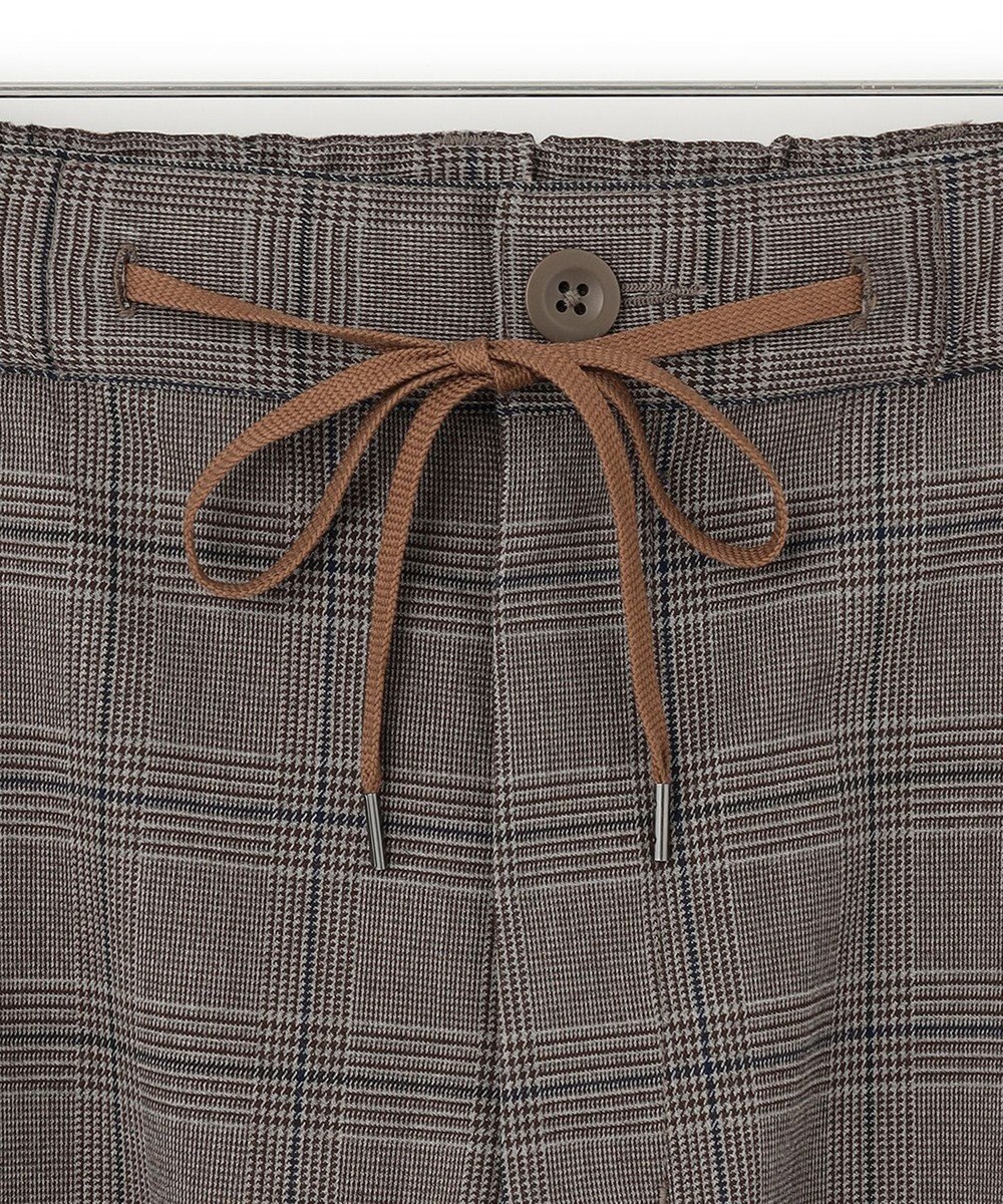 J.PRESS YORK STREET 【UNISEX】チェックストレッチイージーパンツ 