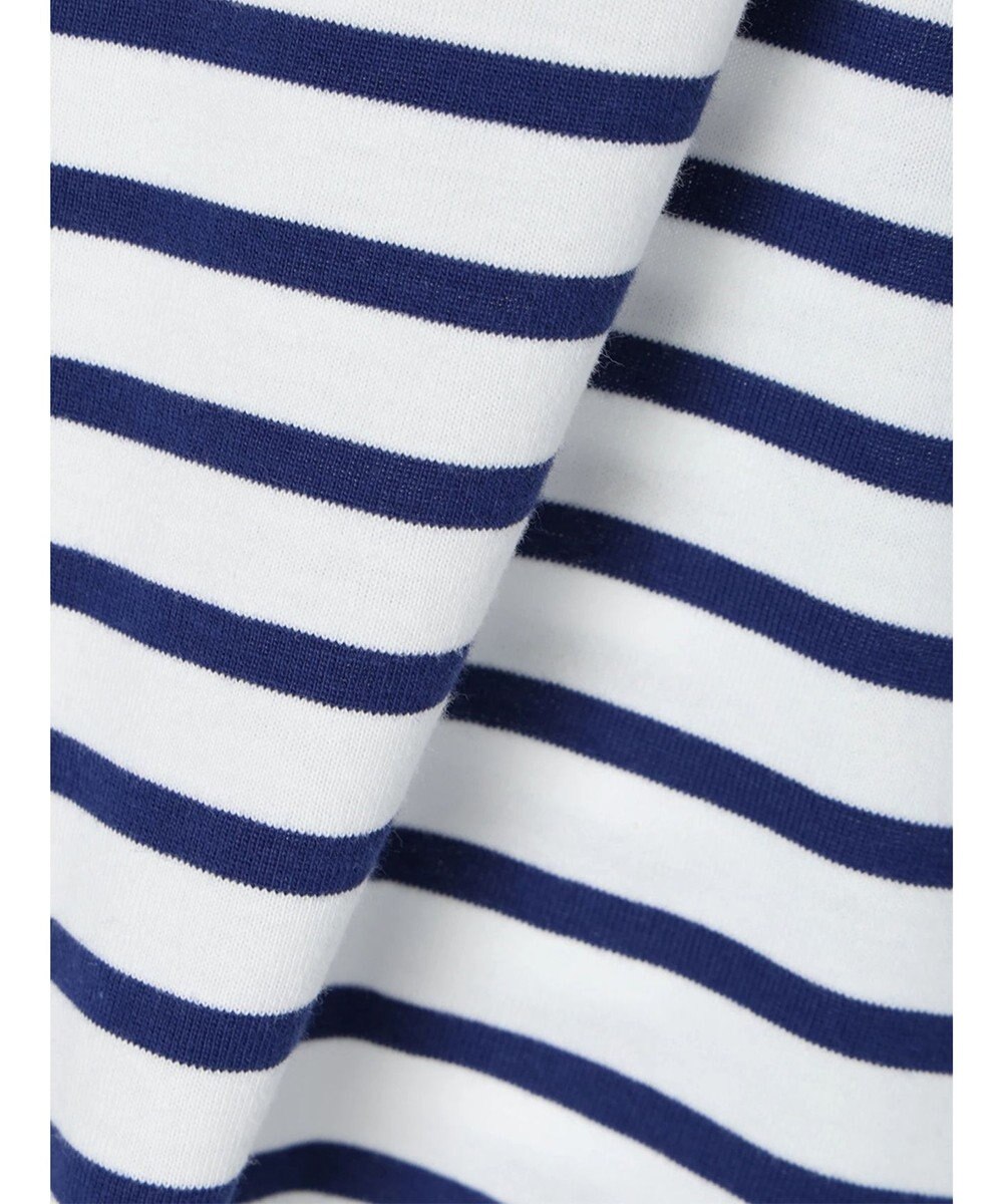 Green Parks ラウンドボーダーリラックスプルオーバー 