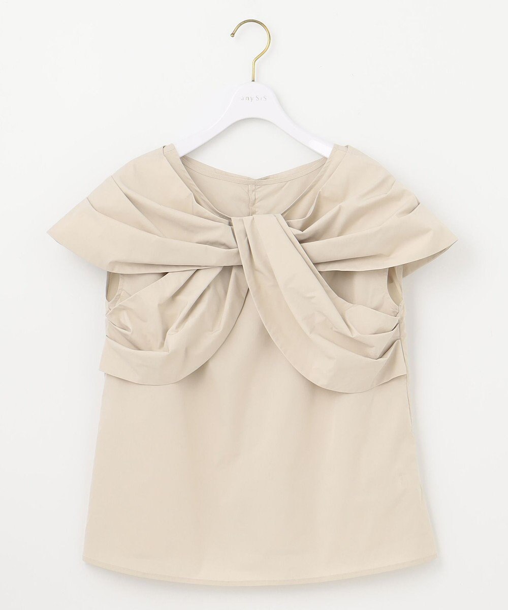 ANY SIS 【洗える】ツイストフロント ブラウス 