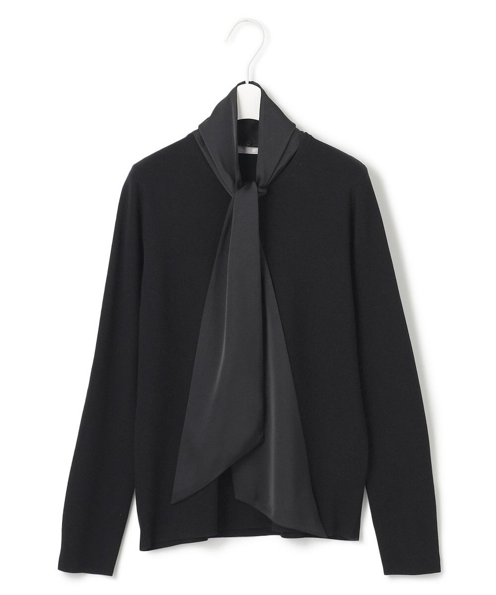 ICB 【洗える】 クロスコンビ ボウタイニット 