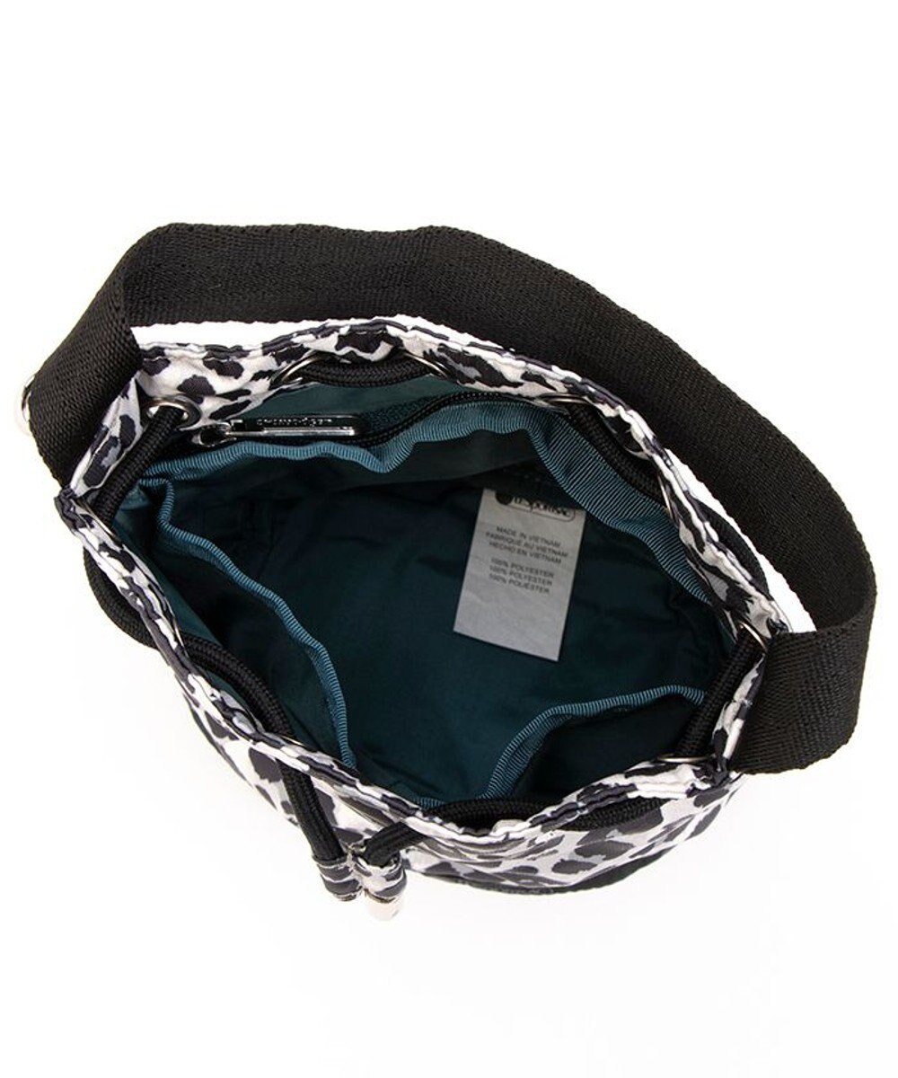 LeSportsac DRAWSTRING BUCKET XBODY/ニュートラルレオパード 