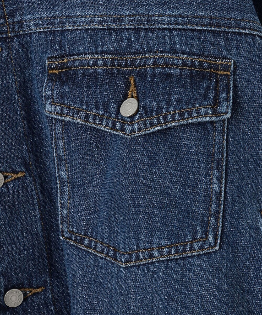 NAVE 【ReNAVE・洗える/中綿】ライトデニム ブルゾン 