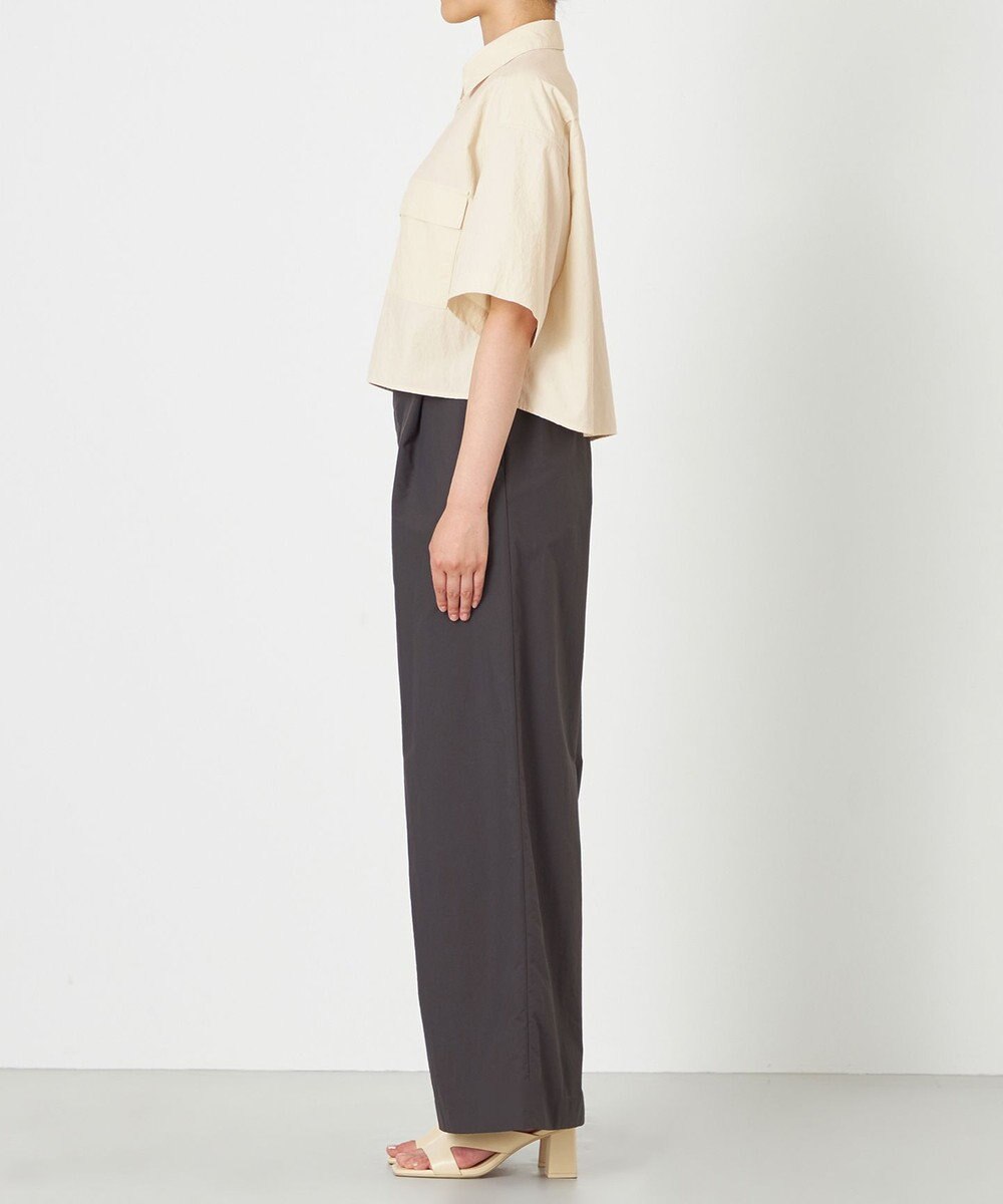 NAVE 【ReNAVE・洗える/撥水加工/接触冷感/UVケア/セットアップ】ナイロンタスラン シャツ 