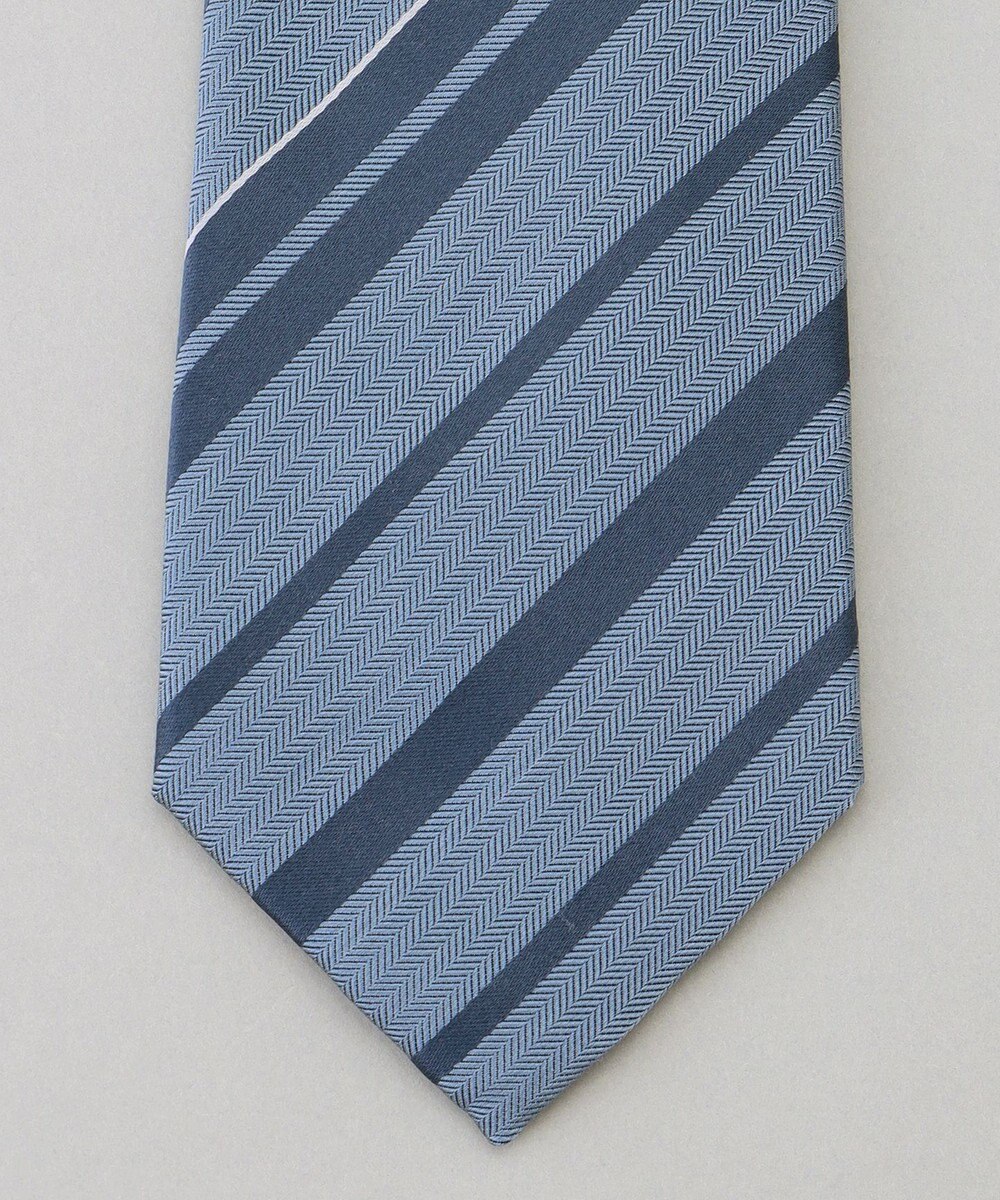 GOTAIRIKU  GOTAIRIKU別注【日本製】シルク ネクタイ_レジメンタル柄 