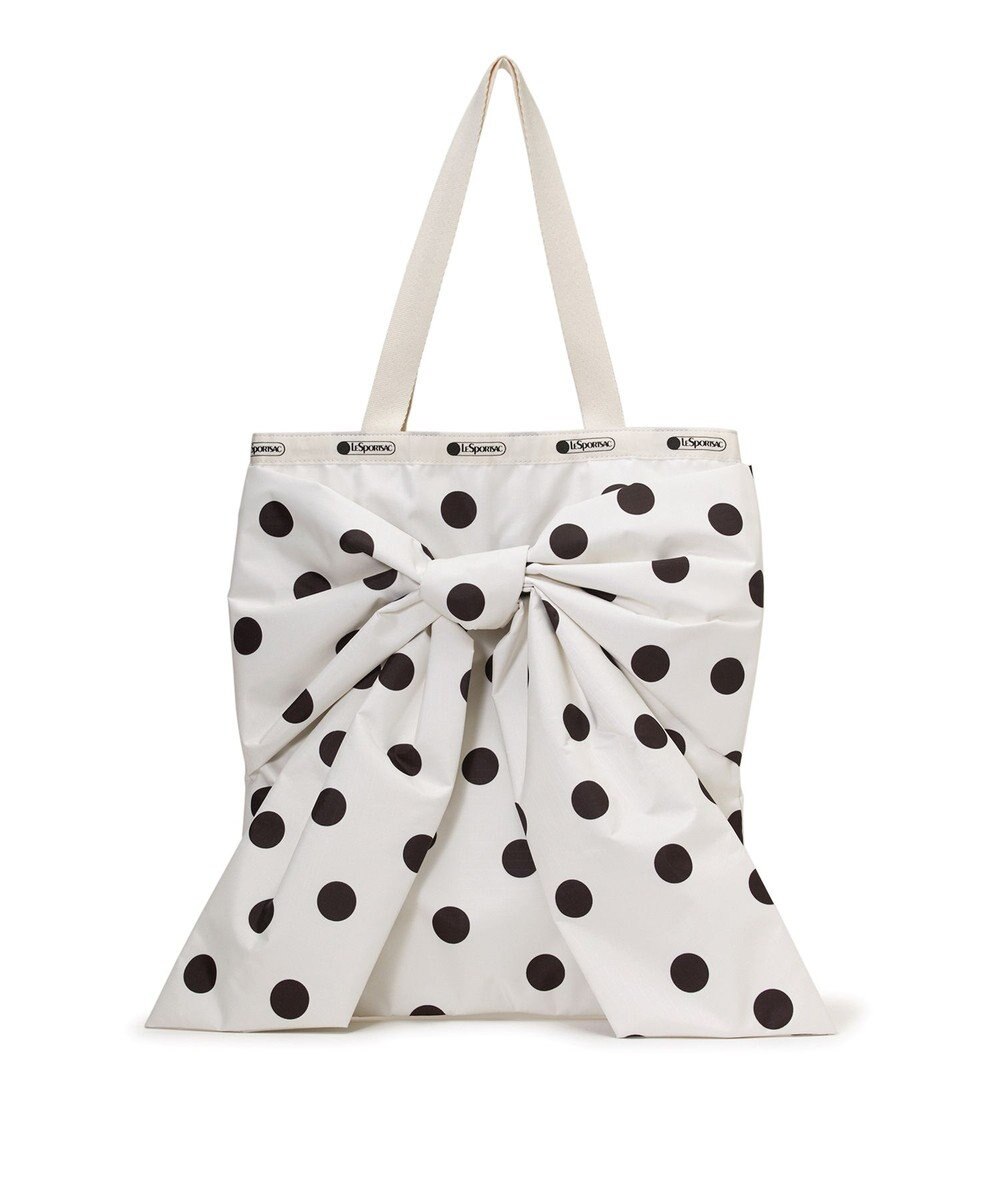 LeSportsac LG BOW EMERALD TOTE/ノワールポルカドットスナイデル 