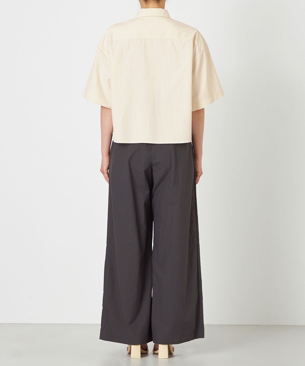 NAVE 【ReNAVE・洗える/撥水加工/接触冷感/UVケア/セットアップ】ナイロンタスラン シャツ 