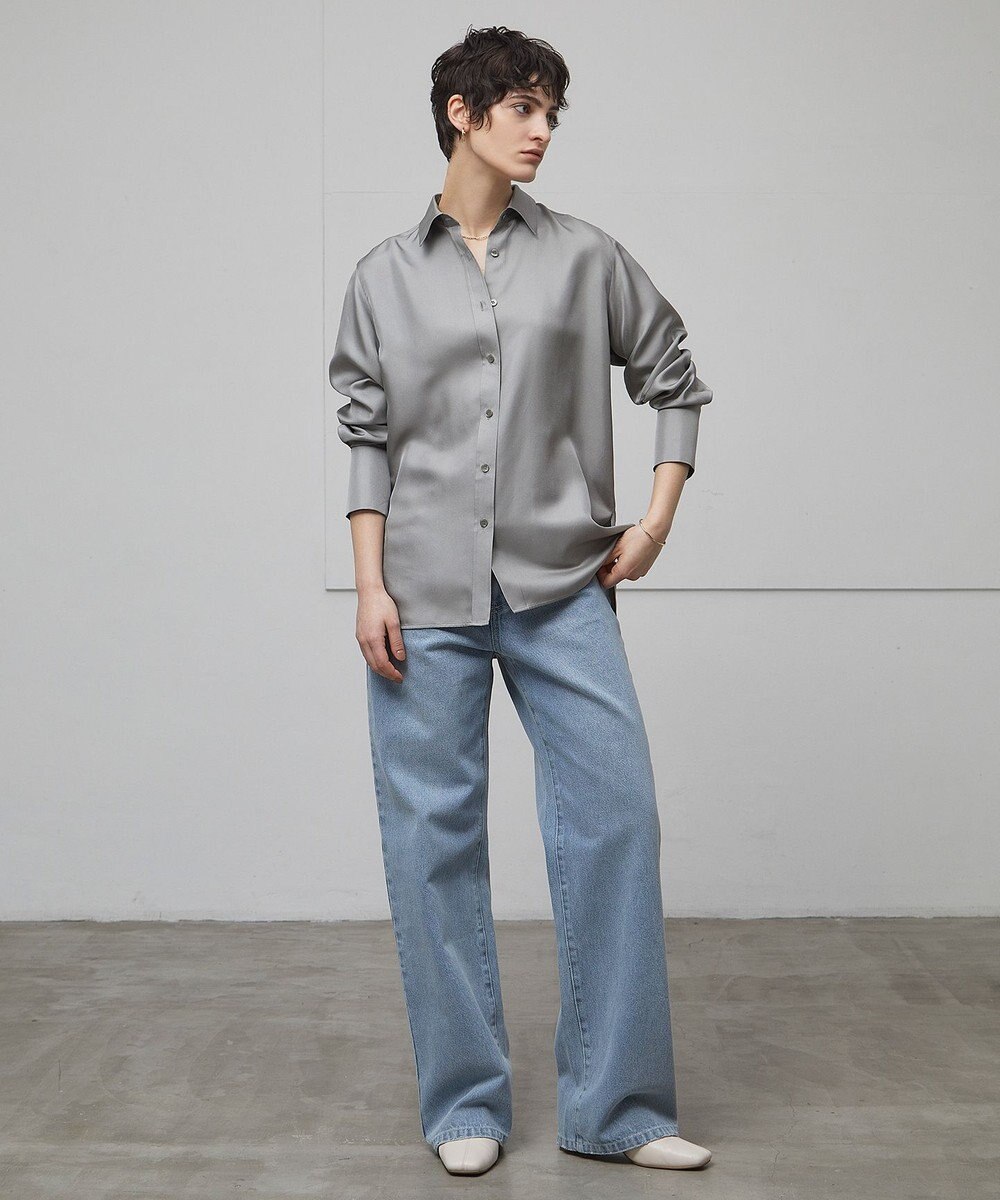 BEIGE， 【洗える】LISERONS / シルクシャツブラウス 