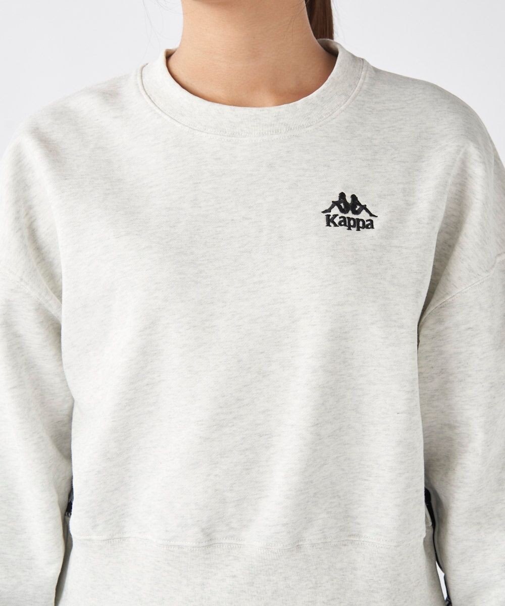 OP／FILA 【Kappa】ショート丈 ドロップショルダー 裏毛スウェット 