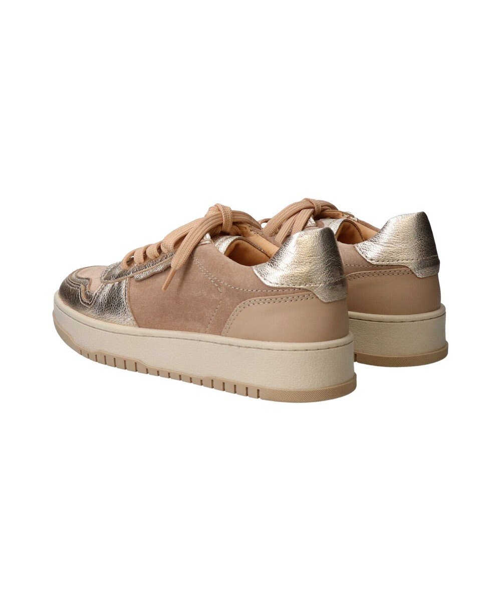 INTER-CHAUSSURES 【QUSHELI】異素材コンビレースアップスニーカー 