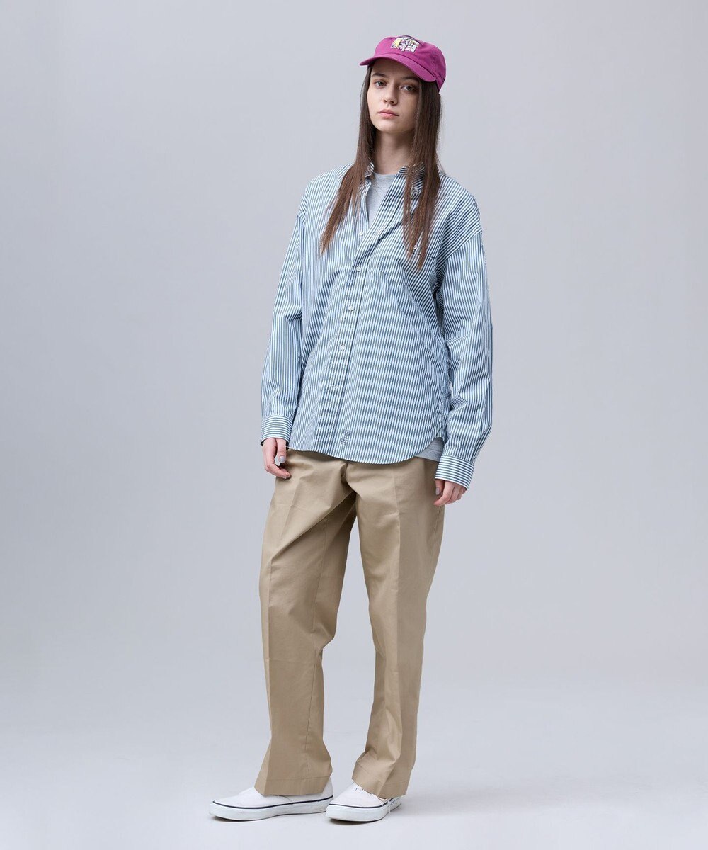 J.PRESS MEN 【J.PRESS ORIGINALS】【UNISEX】Cotton Broad Cloth Shirt / B.D. / Baggy-Fit 