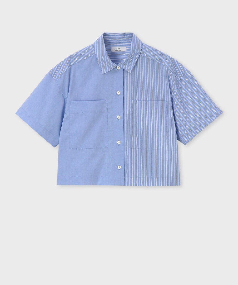 Paul Smith ストライプ ミックス 半袖シャツ 