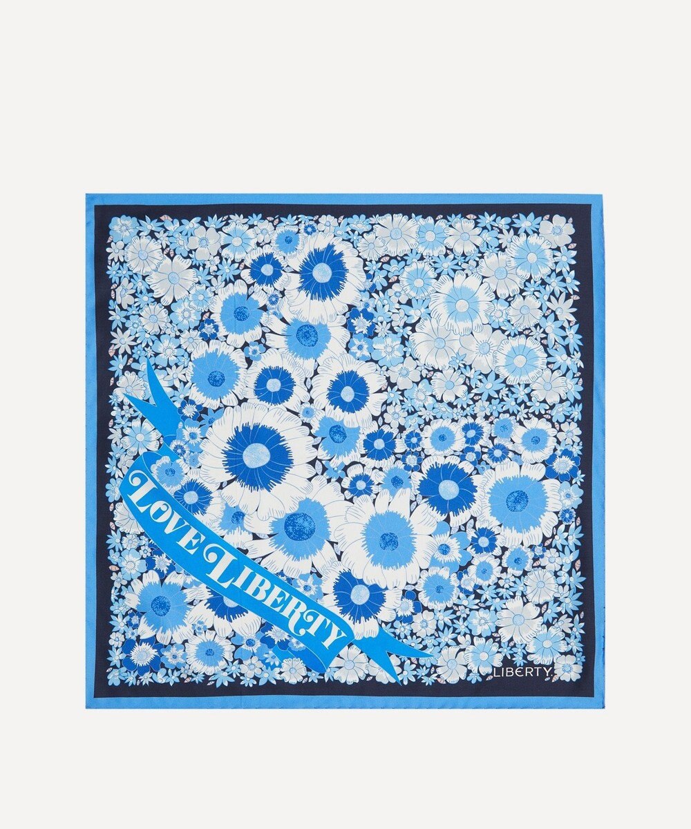 LIBERTY. ラブ リバティ シルクスカーフ 45 