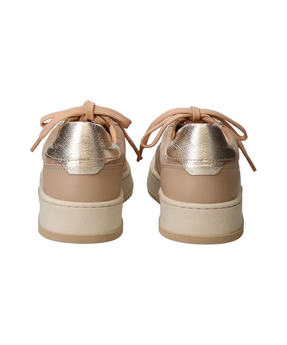 INTER-CHAUSSURES 【QUSHELI】異素材コンビレースアップスニーカー 