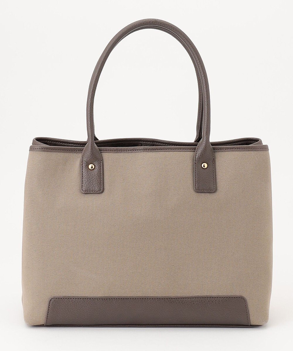 ANY 【PC・A4サイズ収納可】ステッチラインキャンバストート 