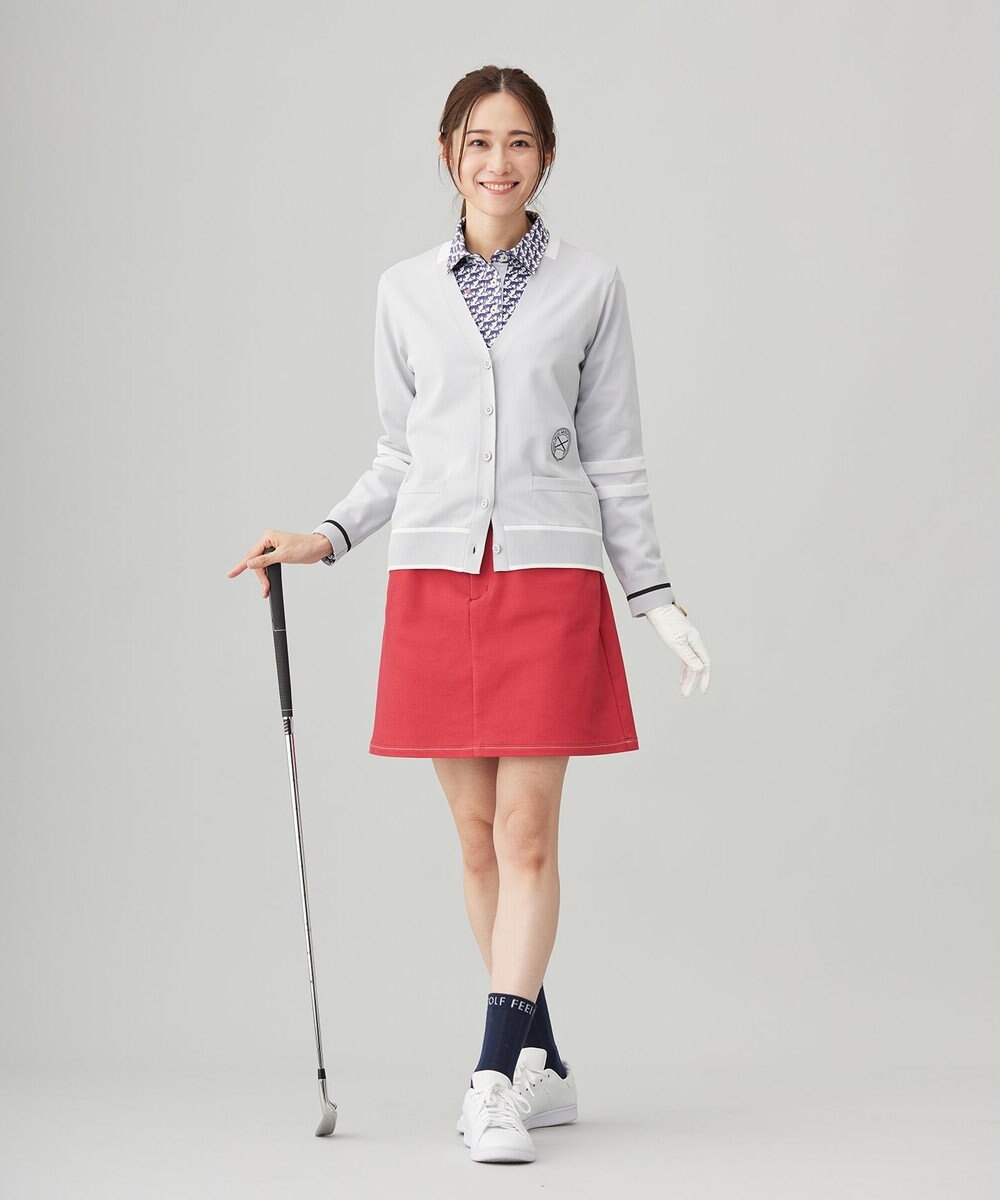 23区GOLF 【WOMEN】【ウォッシャブル】ニットカーデガン 
