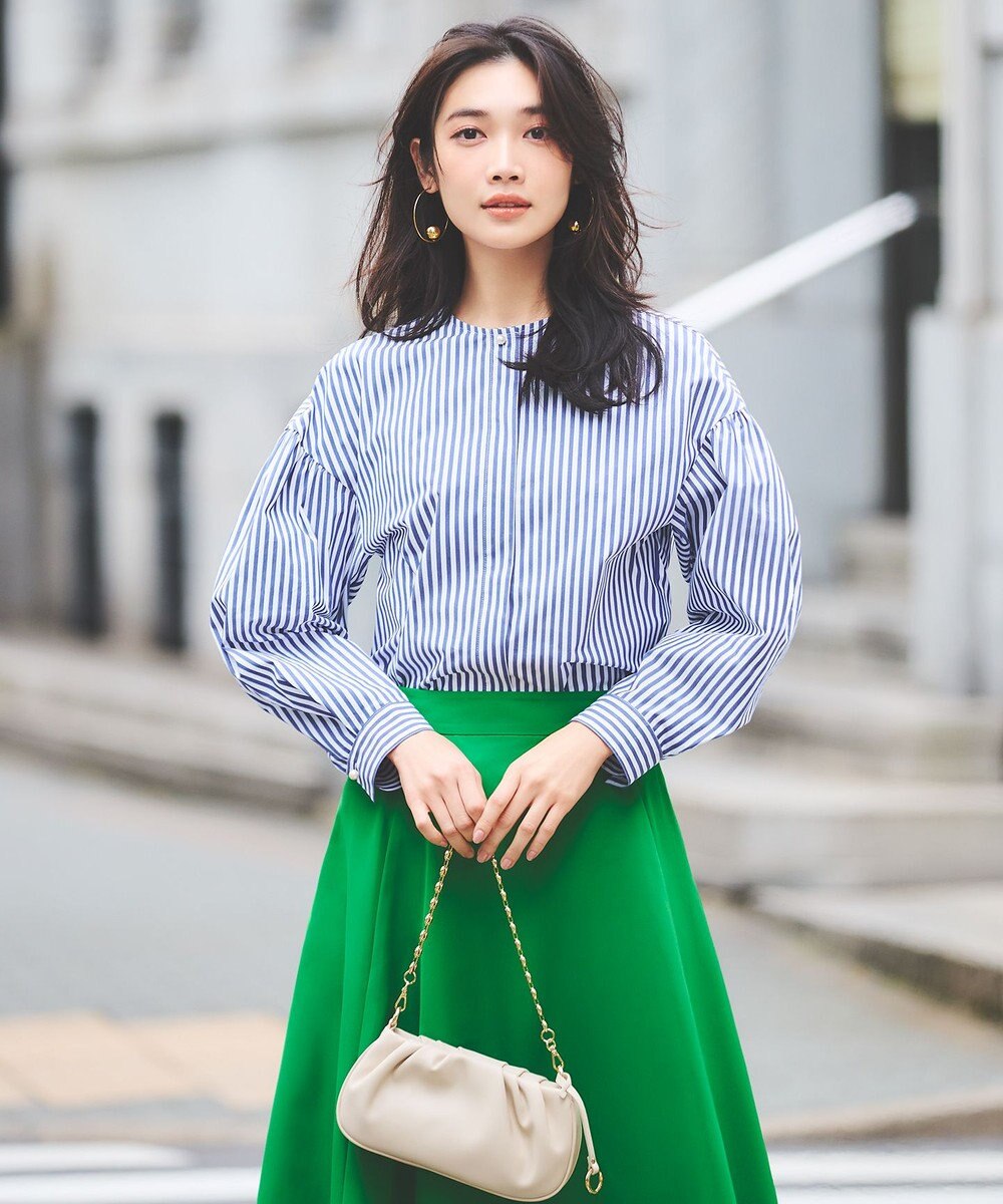 組曲 【5色展開・後ろゴム仕様】カラータフタ スカート 