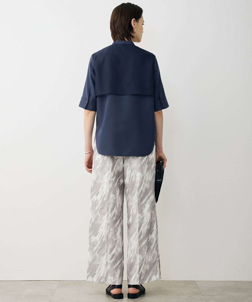 ICB L 【先行予約・WEB限定カラーあり】FluidBackSatin ワイドパンツ 