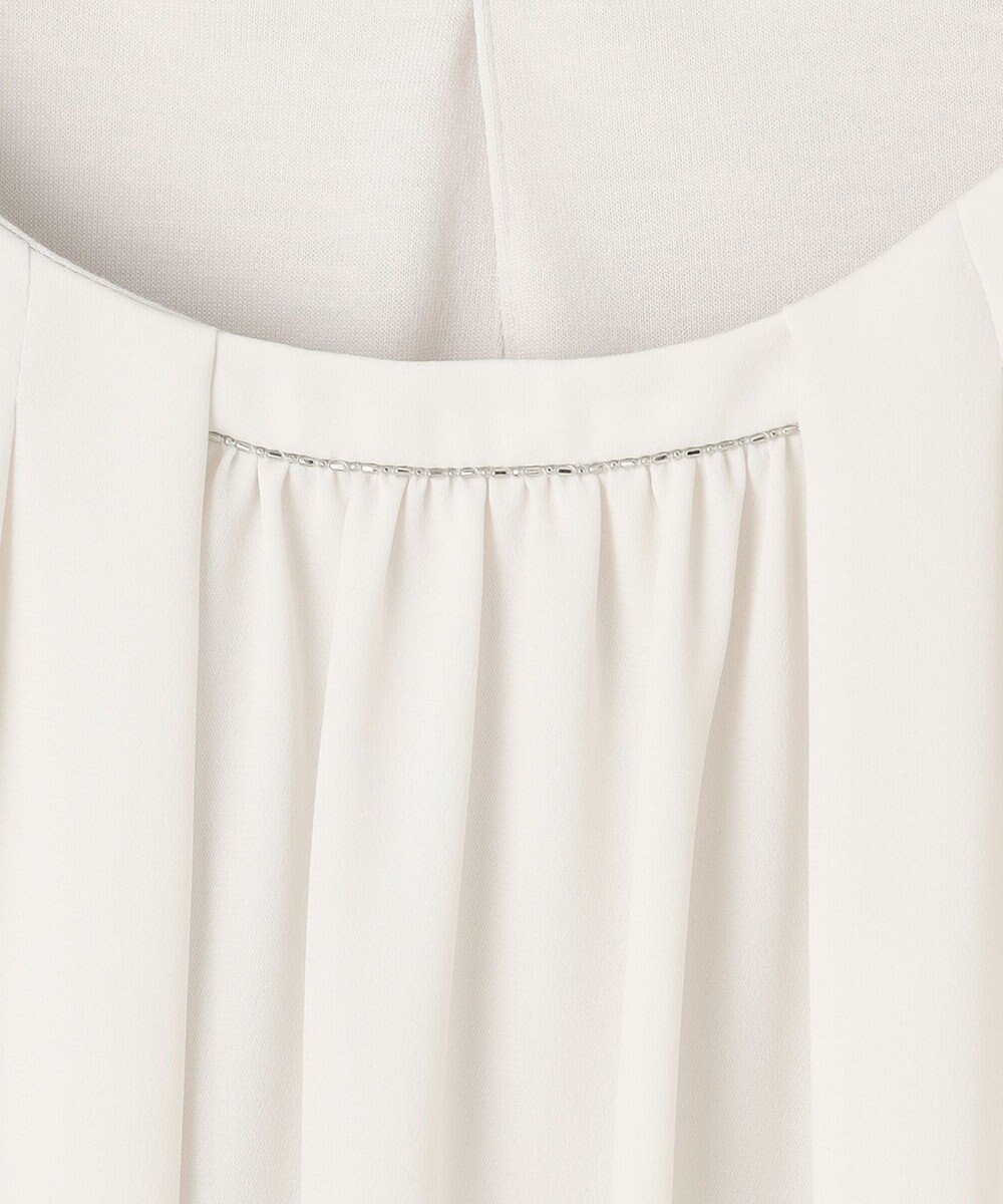 23区 L 【洗える】シルキーデシン ギャザー カットソー 