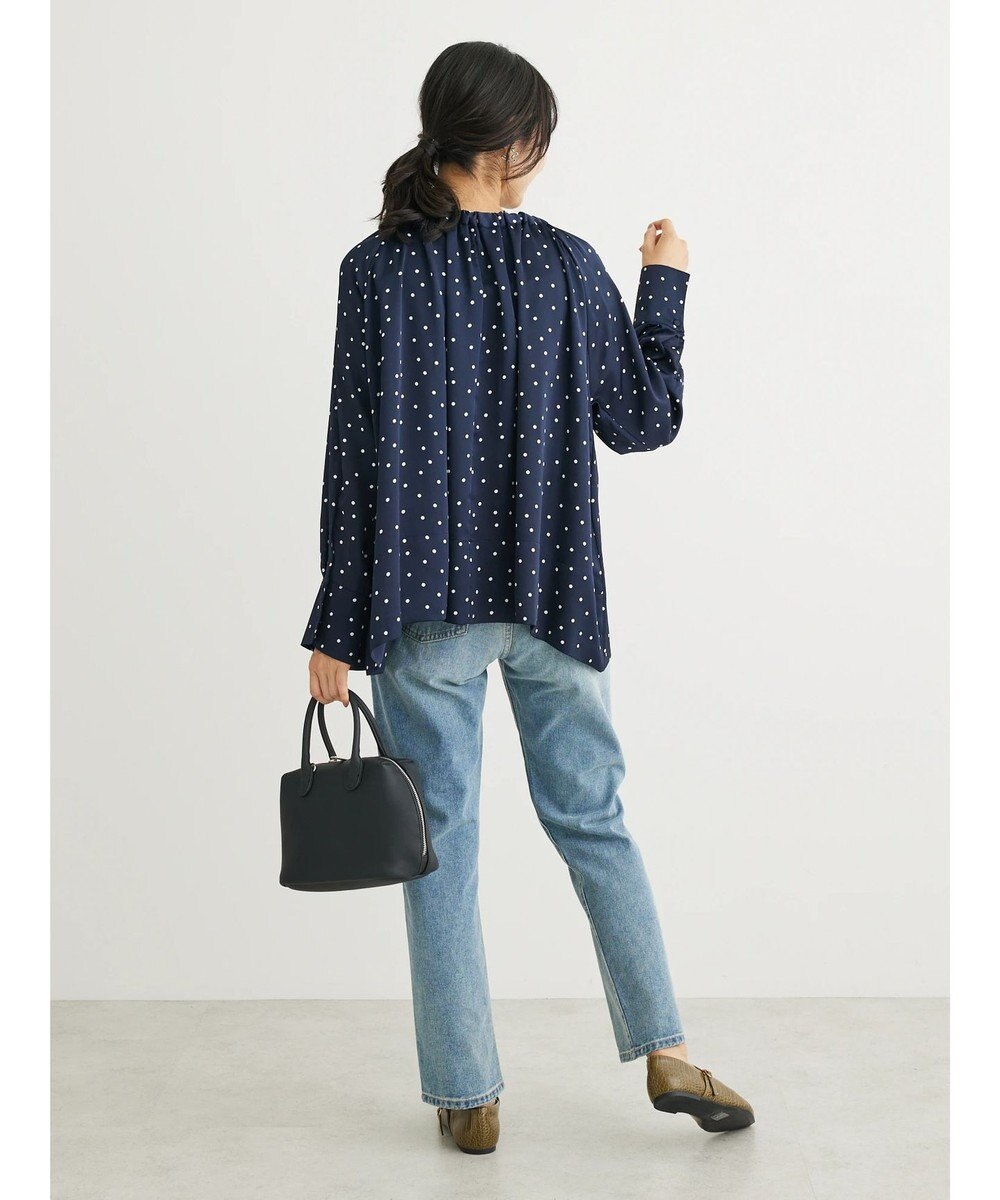 Green Parks Ｂ．ドットリボンブラウス 