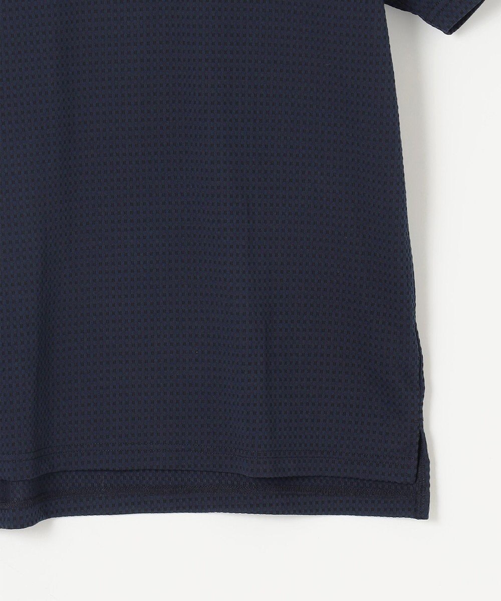 23区GOLF 【MEN】【ストレッチ性】ポリエステルサッカー 半袖ポロシャツ 涼感素材で肌離れGOOD 