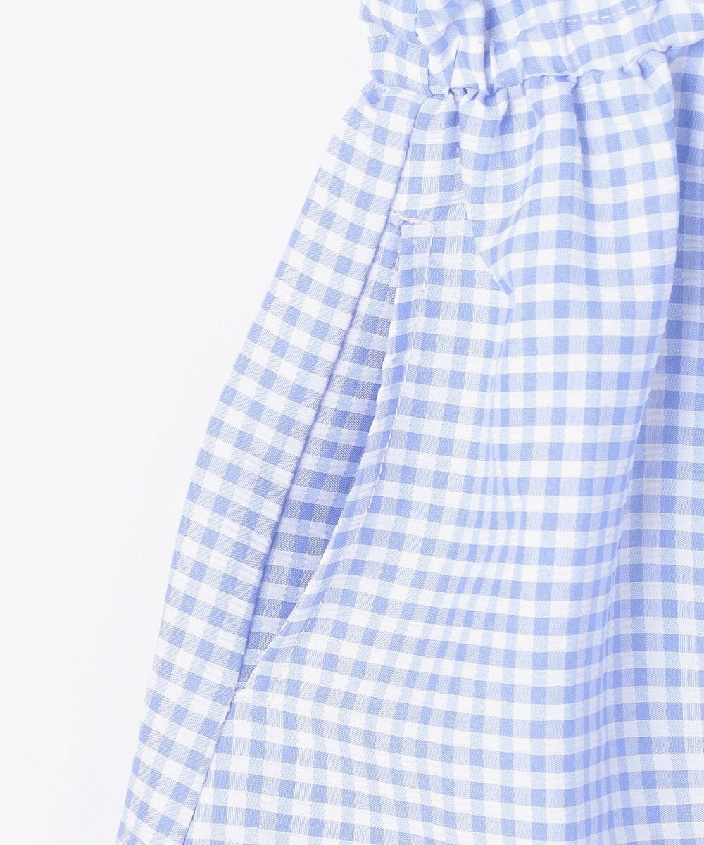 ANY KIDS ギンガム ドッキングワンピース 