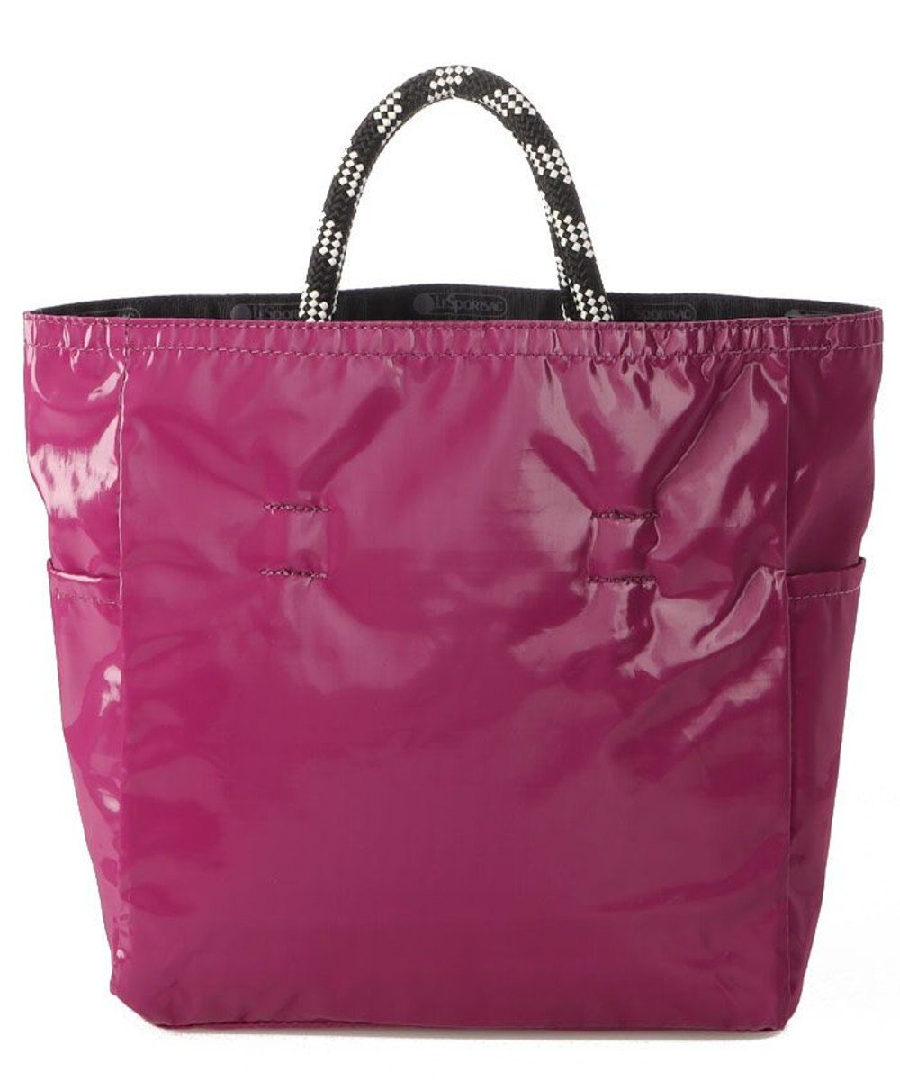 LeSportsac MEDIUM 2 WAY TOTE/２ウェイパープル/ブラックシャイン 