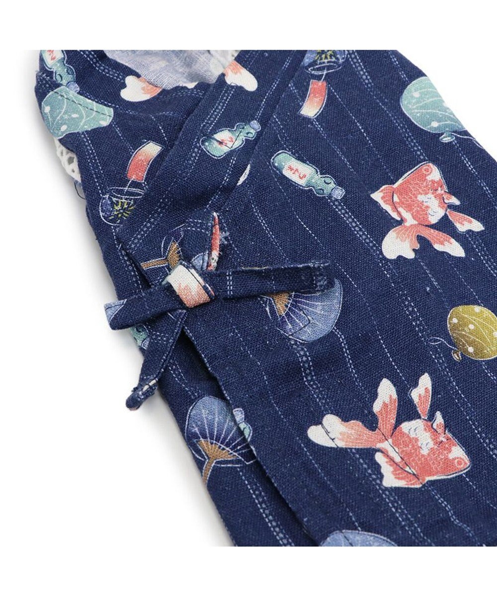 PET PARADISE ペットパラダイス 接触冷感 背中開き 甚平 《縁日柄》　小型犬 