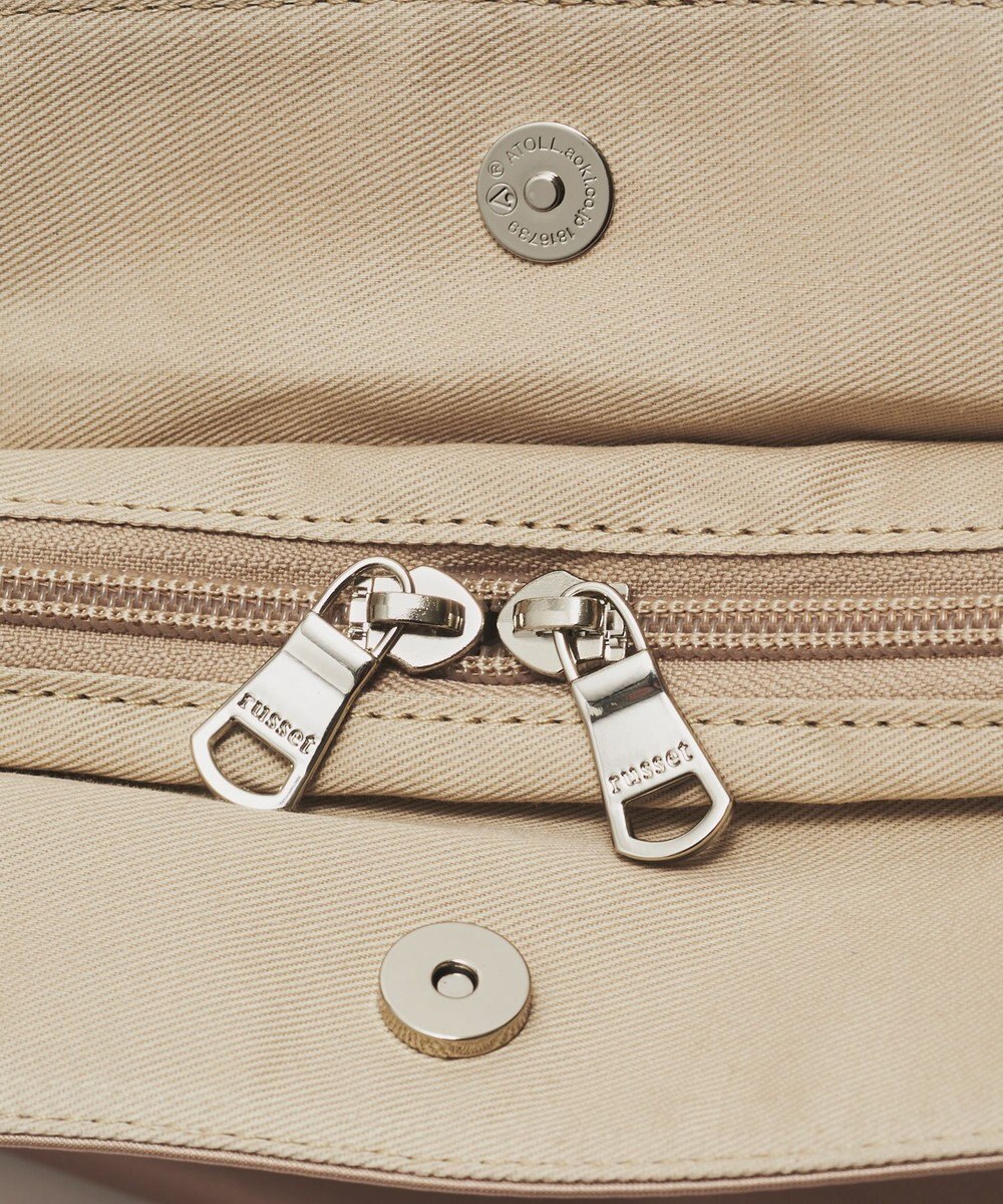 russet バイカラーレザーハンドルトートバッグ(SF-279) 