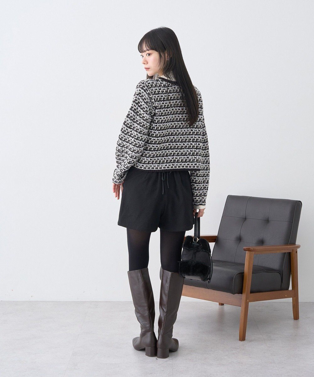 earth music&ecology バックレースアップショートパンツ 