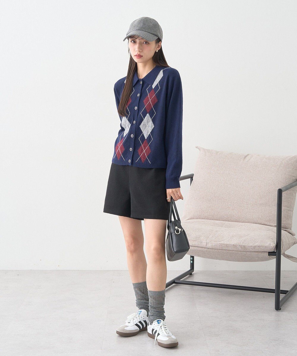 earth music&ecology バックレースアップショートパンツ 