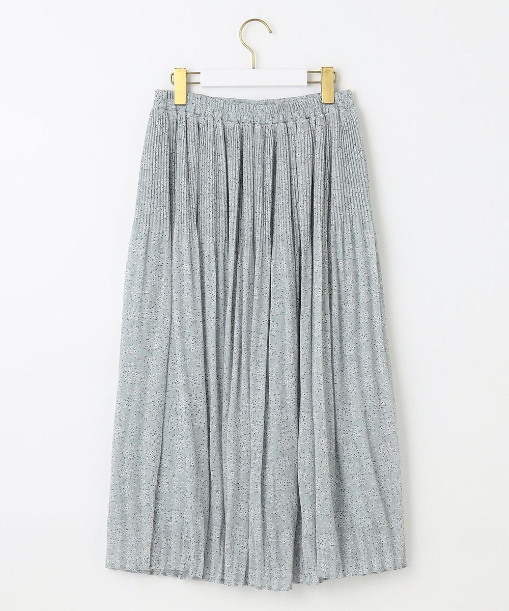 ANY SIS 【洗える】クリスタルプリーツフラワー スカート 