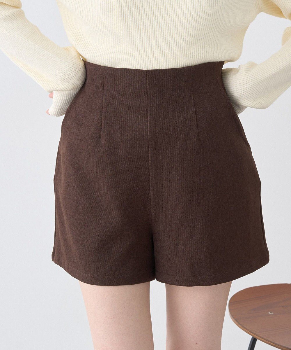 earth music&ecology バックレースアップショートパンツ 