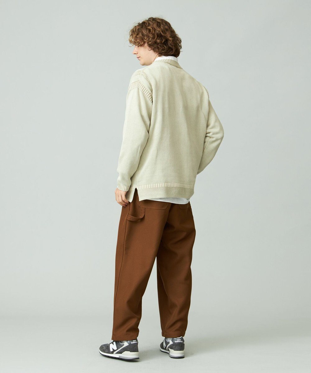 J.PRESS YORK STREET 【UNISEX】ピグメントコットン ガンジーニット 