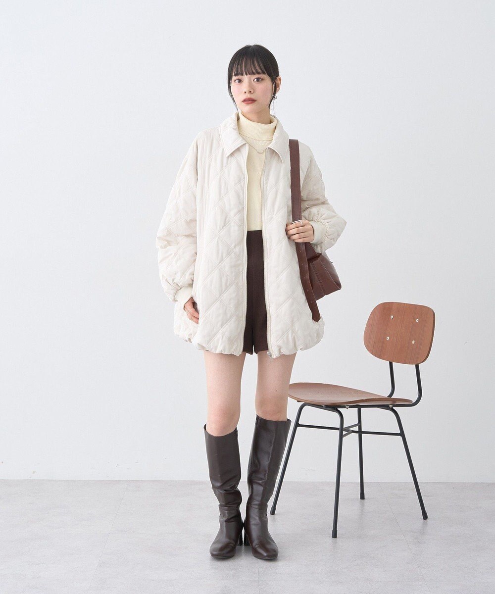 earth music&ecology バックレースアップショートパンツ 