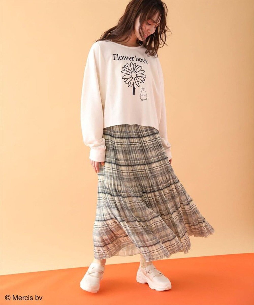 Green Parks Ｍｉｆｆｙ／フラワープリントミニ裏毛プルオーバー 