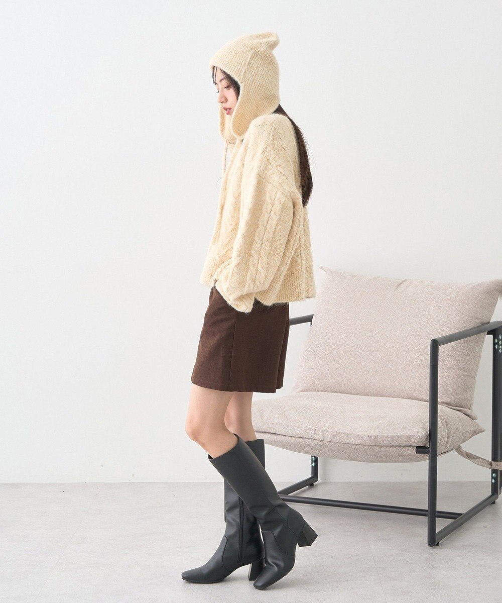 earth music&ecology バックレースアップショートパンツ 