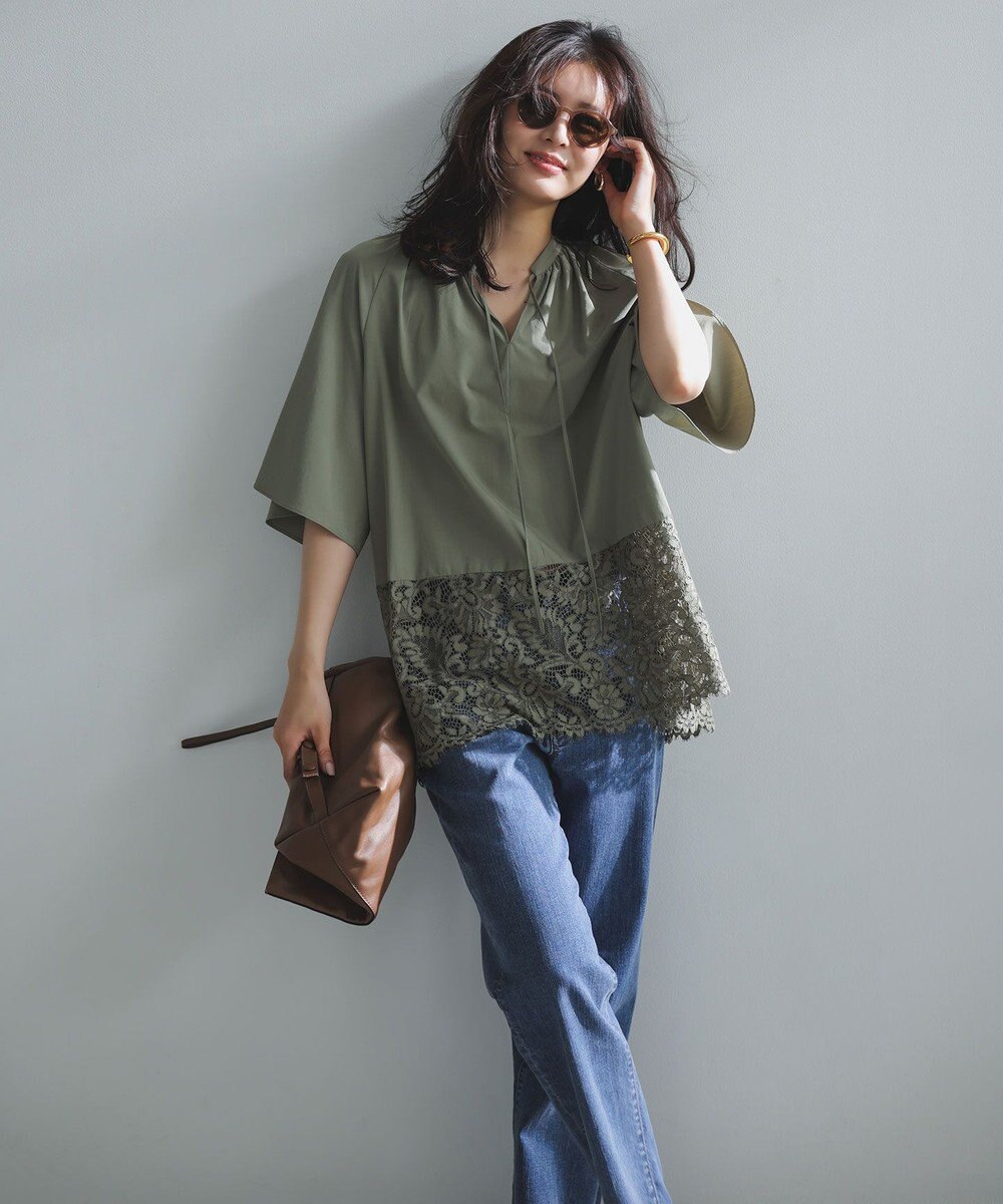 UNFILO 【UNFILO DENIM/新色追加】撥水ストレッチ テーパードデニム 