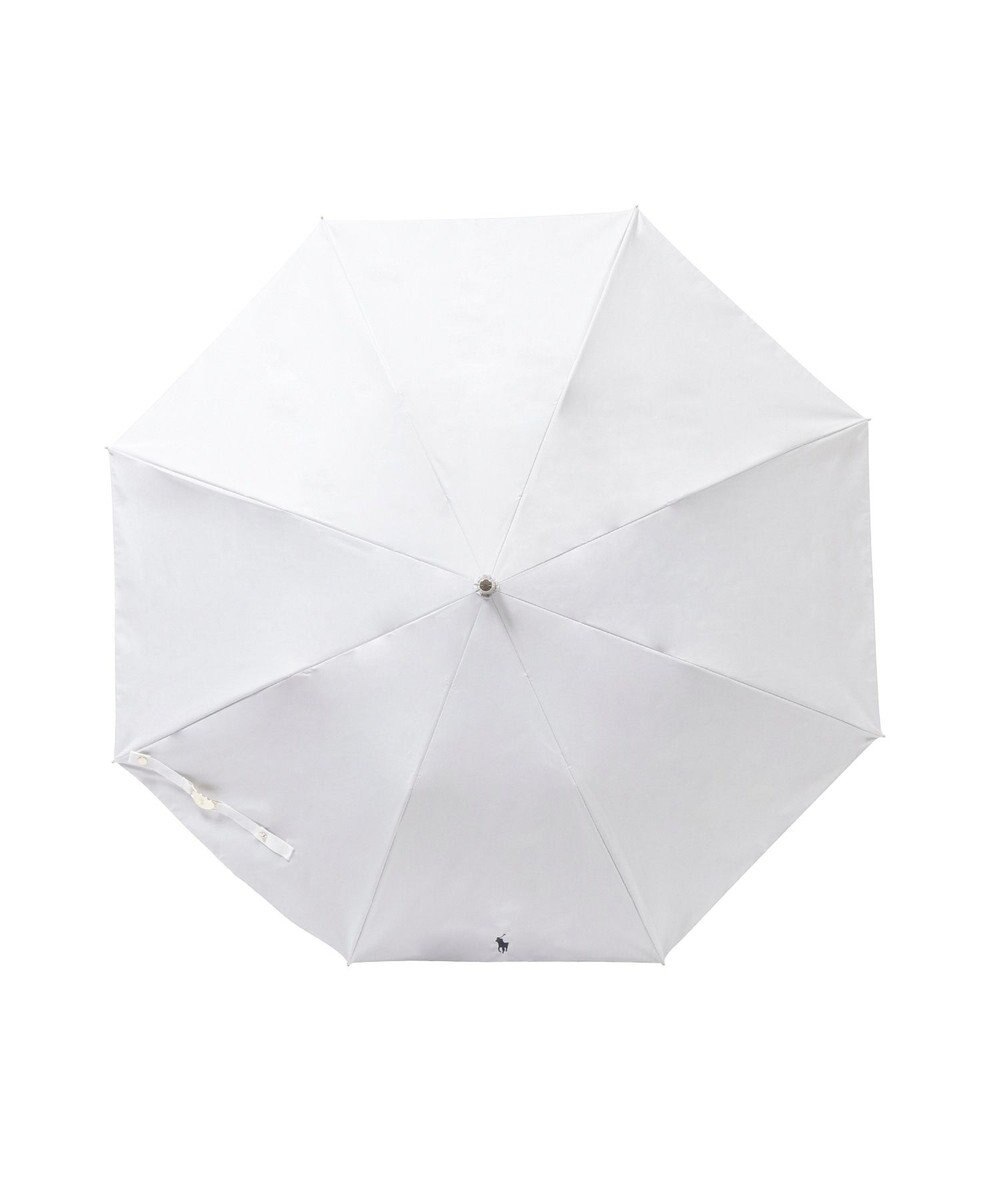 MOONBAT 【日本製】POLO RALPH LAUREN 遮光 晴雨兼用 折りたたみ日傘 ワンポイント 無地ポロ 