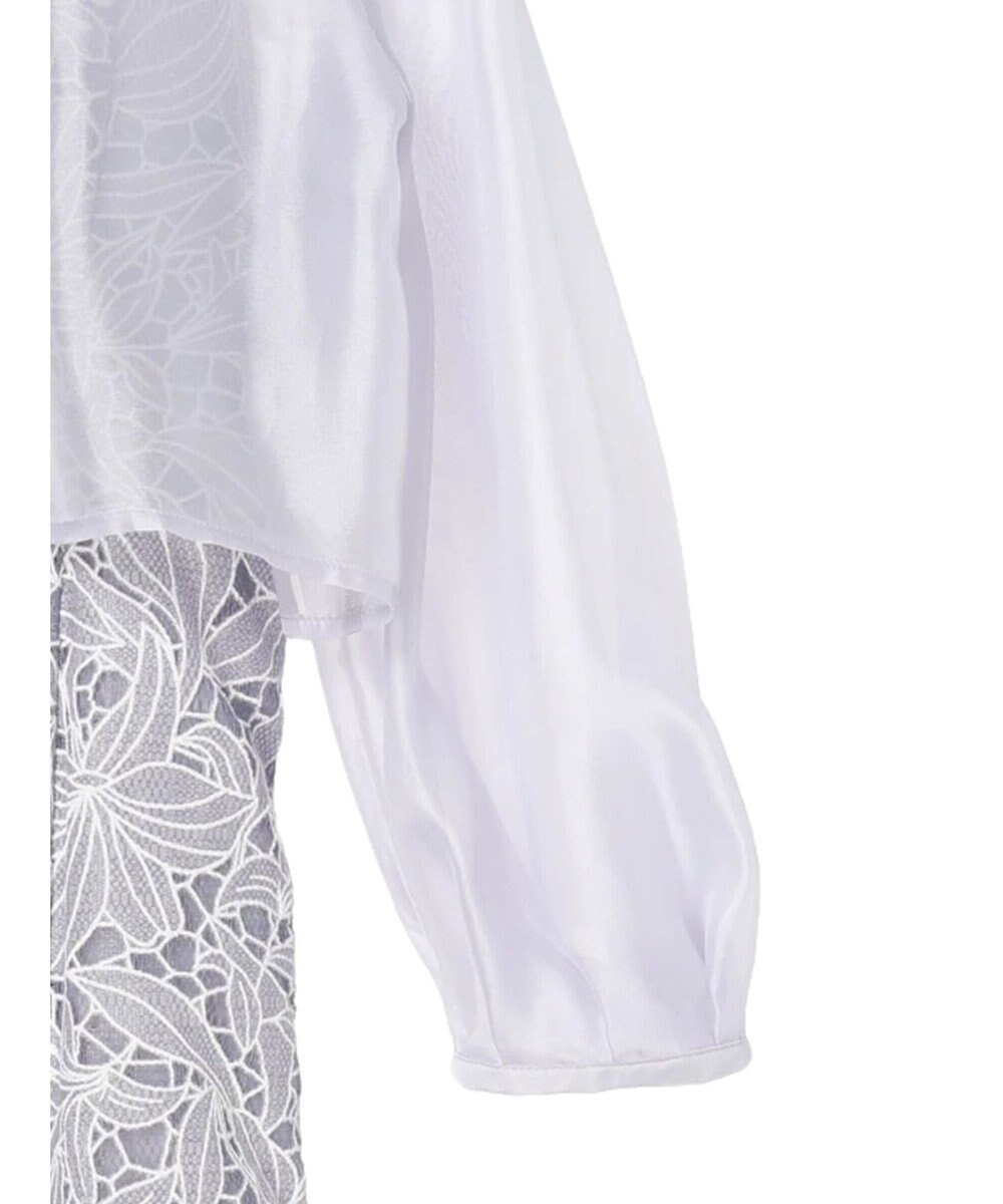 earth music&ecology ＳＥＴ２点　シアーブラウス＋レースキャミワンピース 